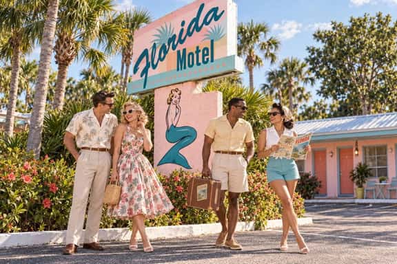 Retro Florida Motel | St. Augustine on San Marco - Image 1
