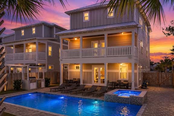 7BR Beachside Retreat | Pool • Billiards • Miramar - Image 1