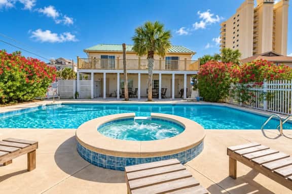 6BR Panama City Beach Side Oasis | Jacuzzi | Pool - Image 2