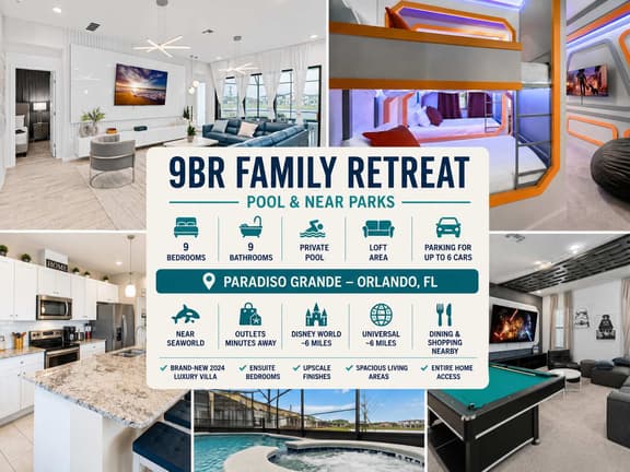9BR Family Retreat | Pool & Near Parks - Image 1