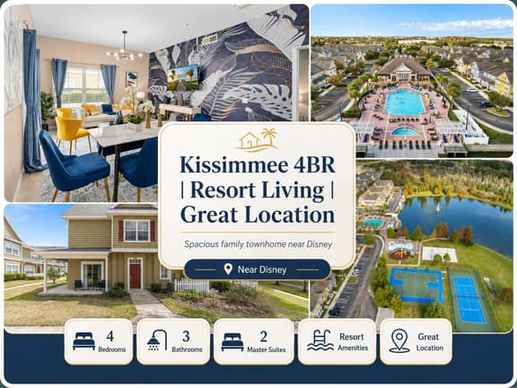 Kissimmee 4BR l Resort Living l Great Location - Image 1