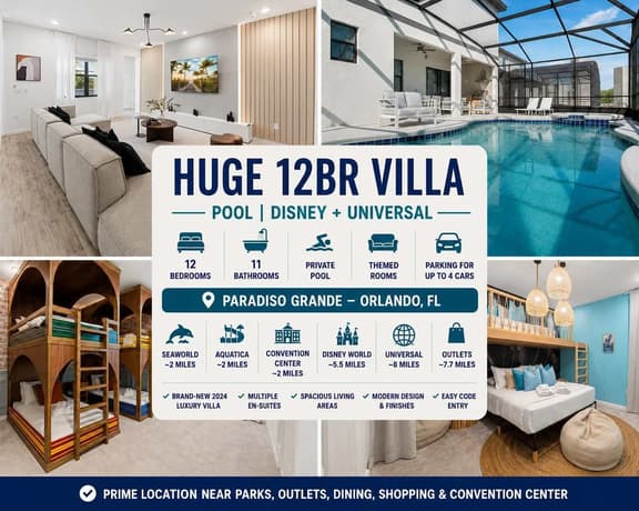 SUPER CIELO- 12BDR|11BAs FUN THEMEs AMENITIEs NEW! - Image 1