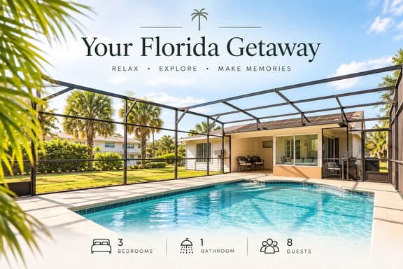 Poolside Escape • Downtown Kissimmee • Lake Toho - Image 1